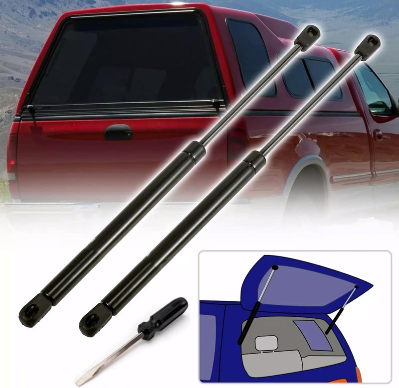 JSTEE Replacement for 2000-2005 Ford Excursion Rear Window Struts Rear Window Lift Support- OEM # 6421 PM2019EX (Pack of 2),with Screwdriver for Install - Image 1